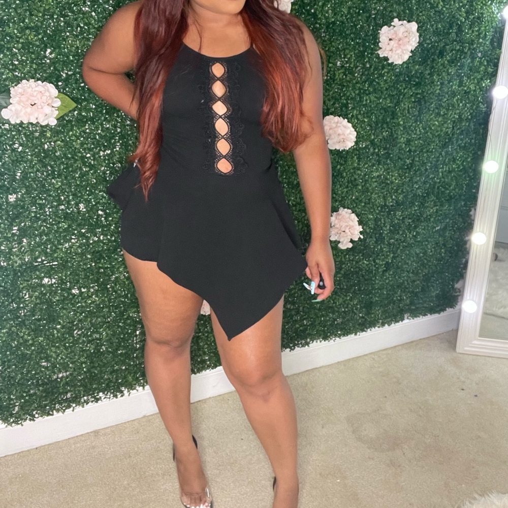 Falling For You Romper Fashion Nova